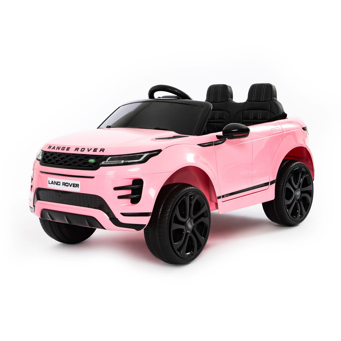 Range Rover Evoque Elettrica per Bambini 12V con Schermo Rosa