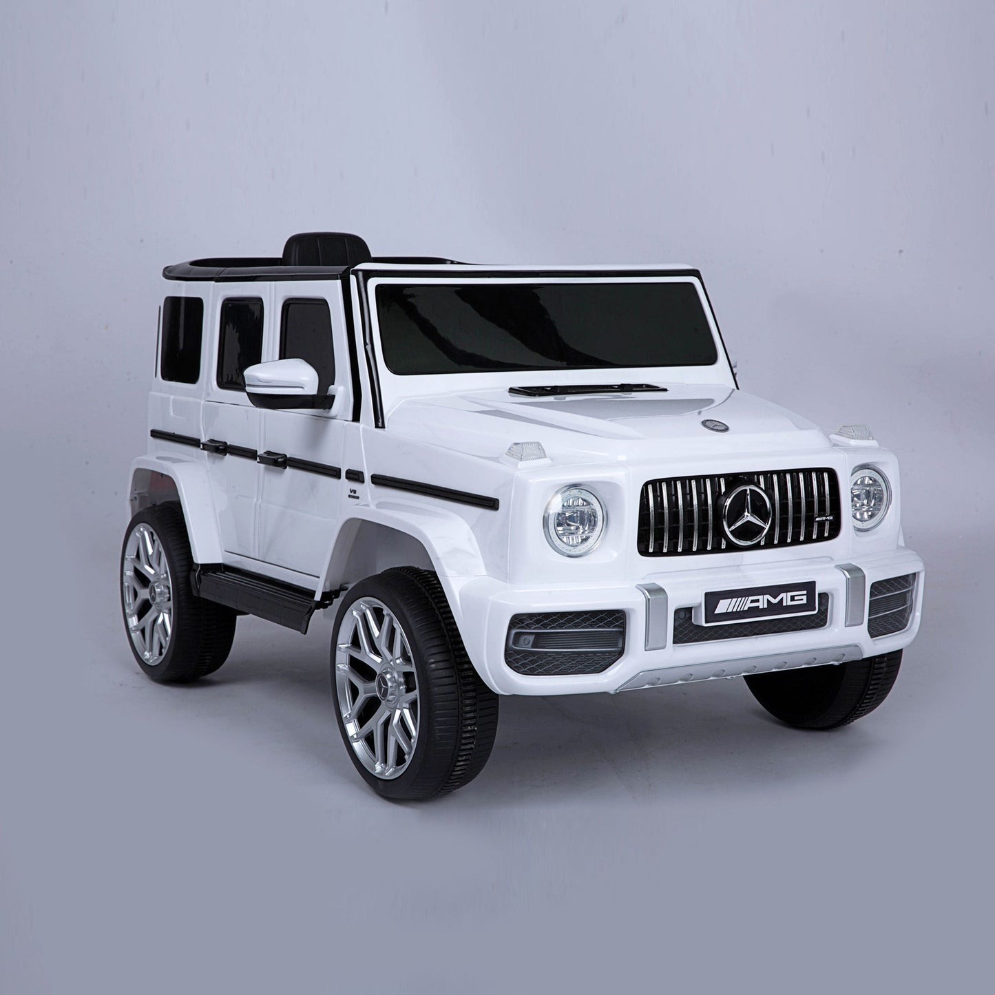 Mercedes G63 AMG Elettrica per Bambini 12V Fuoristrada Bianco