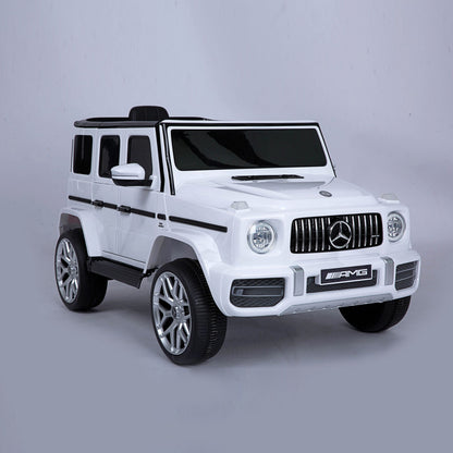 Mercedes G63 AMG Elettrica per Bambini 12V Fuoristrada Bianco