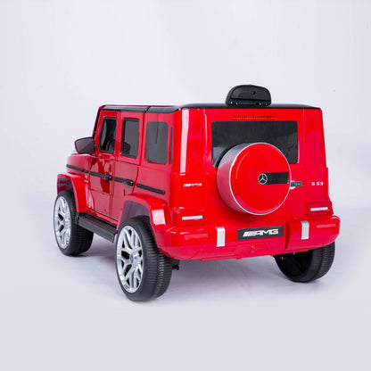 Mercedes G63 AMG Elettrica per Bambini 12V Fuoristrada Rosso