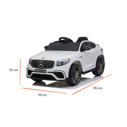 Mercedes GLC AMG Coupé Elettrica per Bambini 12V Bianco
