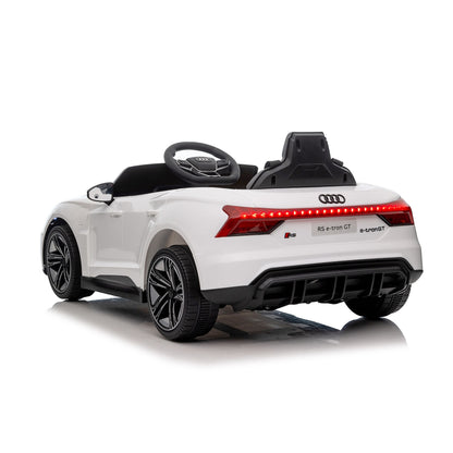 Audi RS e-tron GT Elettrica per Bambini 12V Bianco