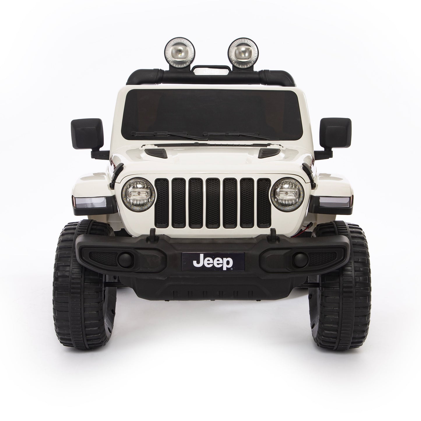 Jeep Wrangler Rubicon Elettrica per Bambini 12V 2 Posti Bianco