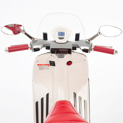 Vespa 946 Elettrica per Bambini 12V Bianco