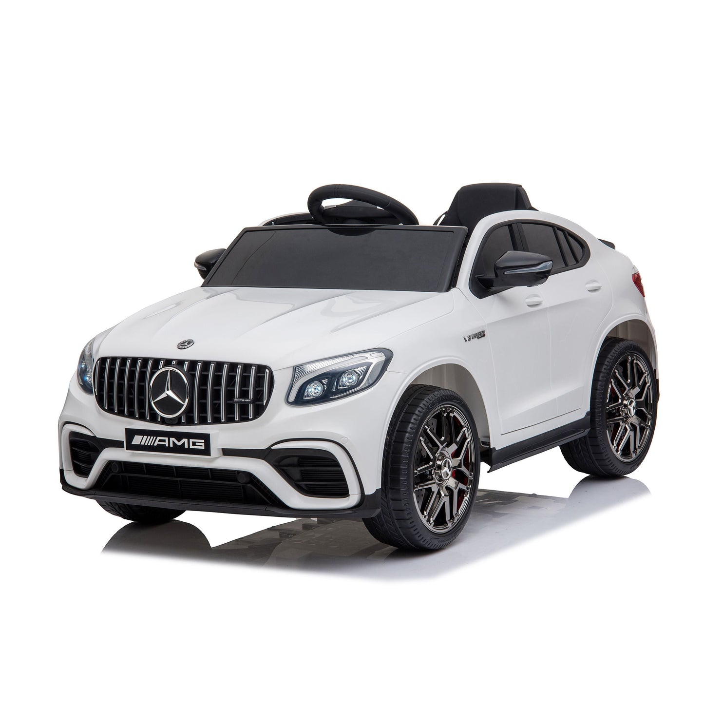 Mercedes GLC AMG Coupé Elettrica per Bambini 12V Bianco
