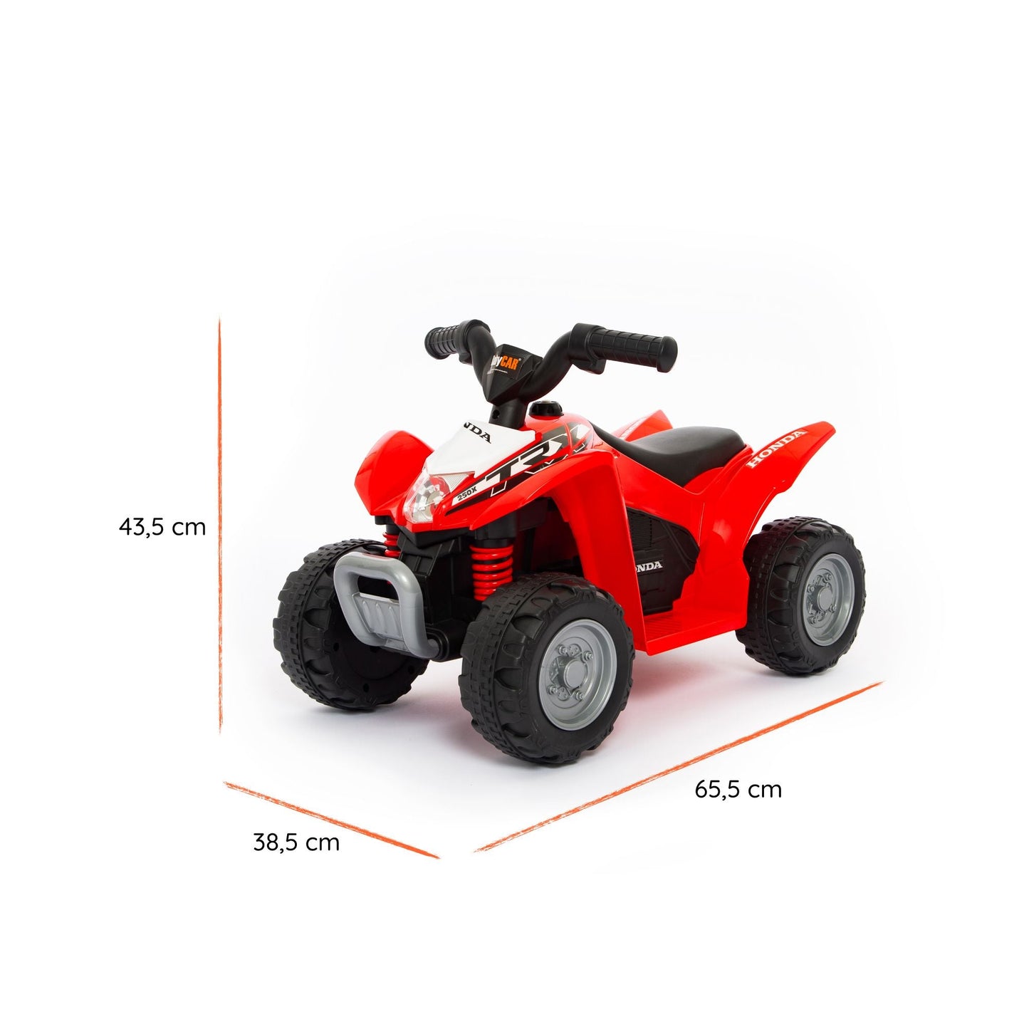 Mini Quad Elettrico per Bambini 6V Rosso