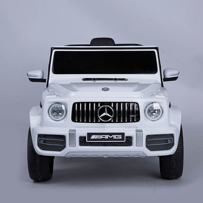 Mercedes G63 AMG Elettrica per Bambini 12V Fuoristrada Bianco