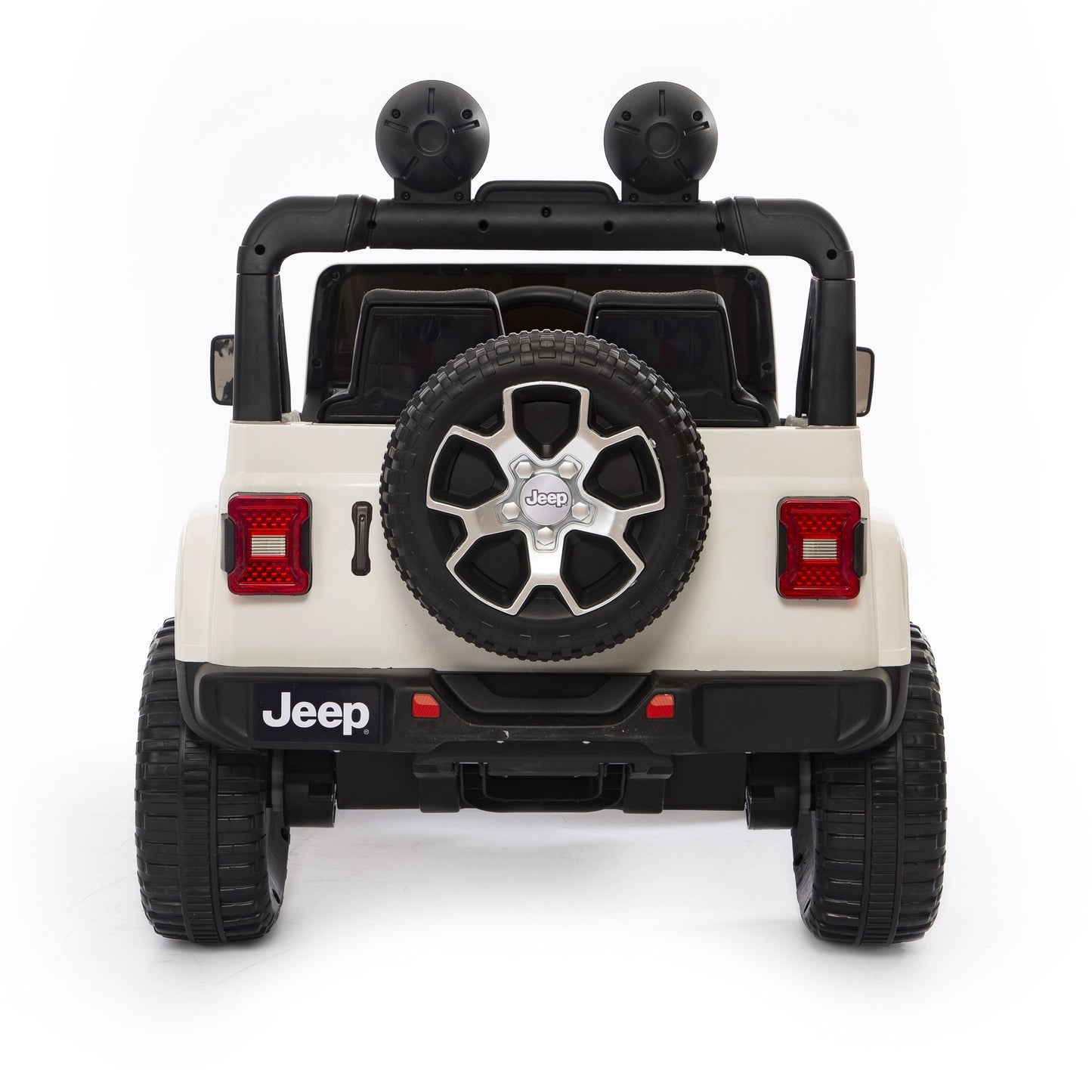 Jeep Wrangler Rubicon Elettrica per Bambini 12V 2 Posti Bianco