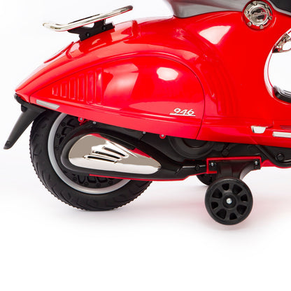 Vespa 946 Elettrica per Bambini 12V Rosso