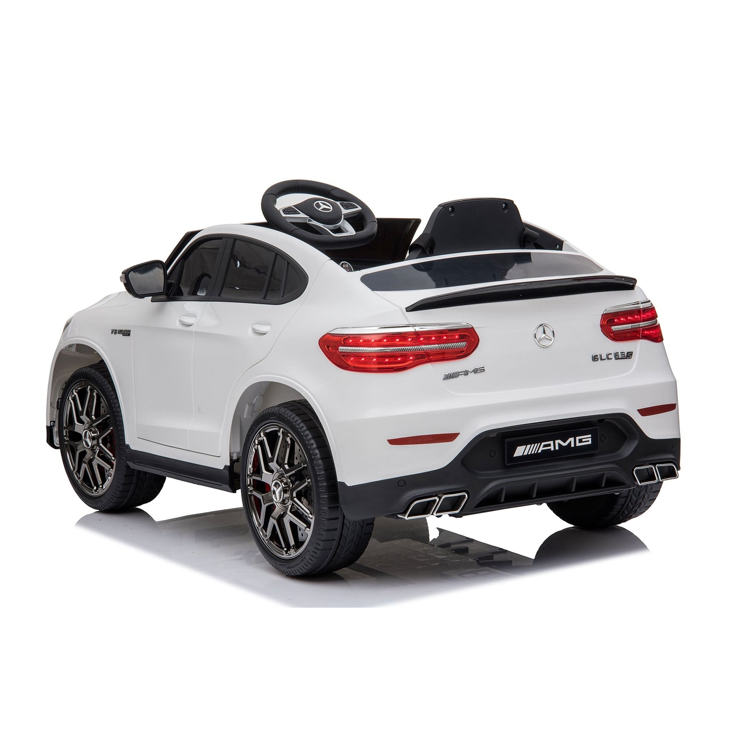Mercedes GLC AMG Coupé Elettrica per Bambini 12V Bianco