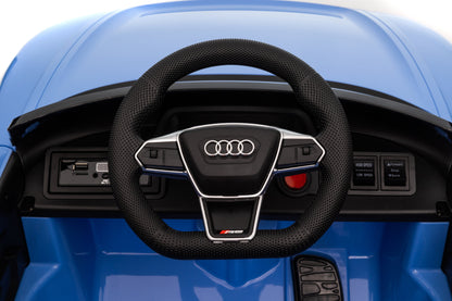 Audi RS e-tron GT Elettrica per Bambini 12V Celeste
