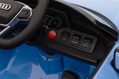 Audi RS e-tron GT Elettrica per Bambini 12V Celeste