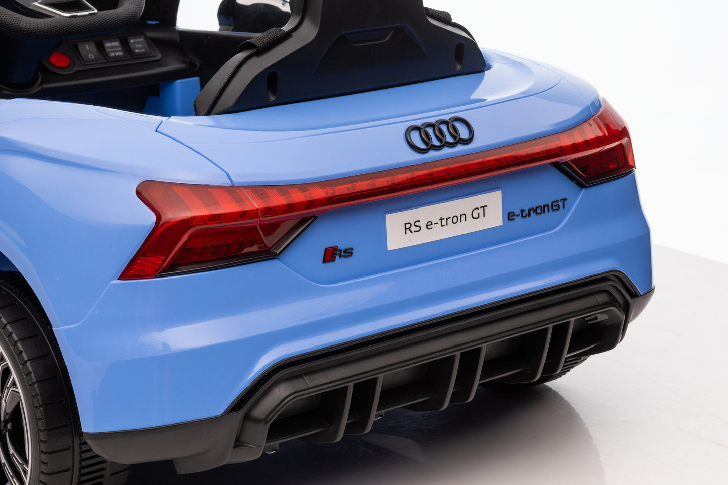 Audi RS e-tron GT Elettrica per Bambini 12V Celeste