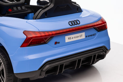 Audi RS e-tron GT Elettrica per Bambini 12V Celeste