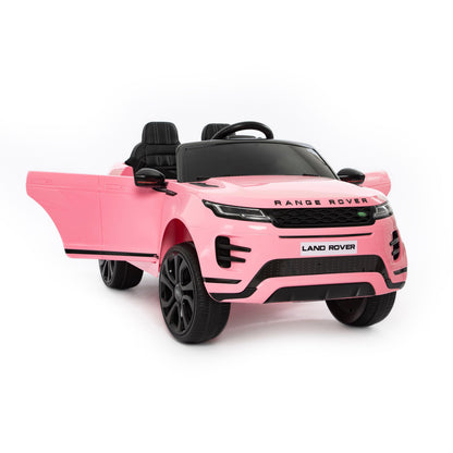 Range Rover Evoque Elettrica per Bambini 12V con Schermo Rosa