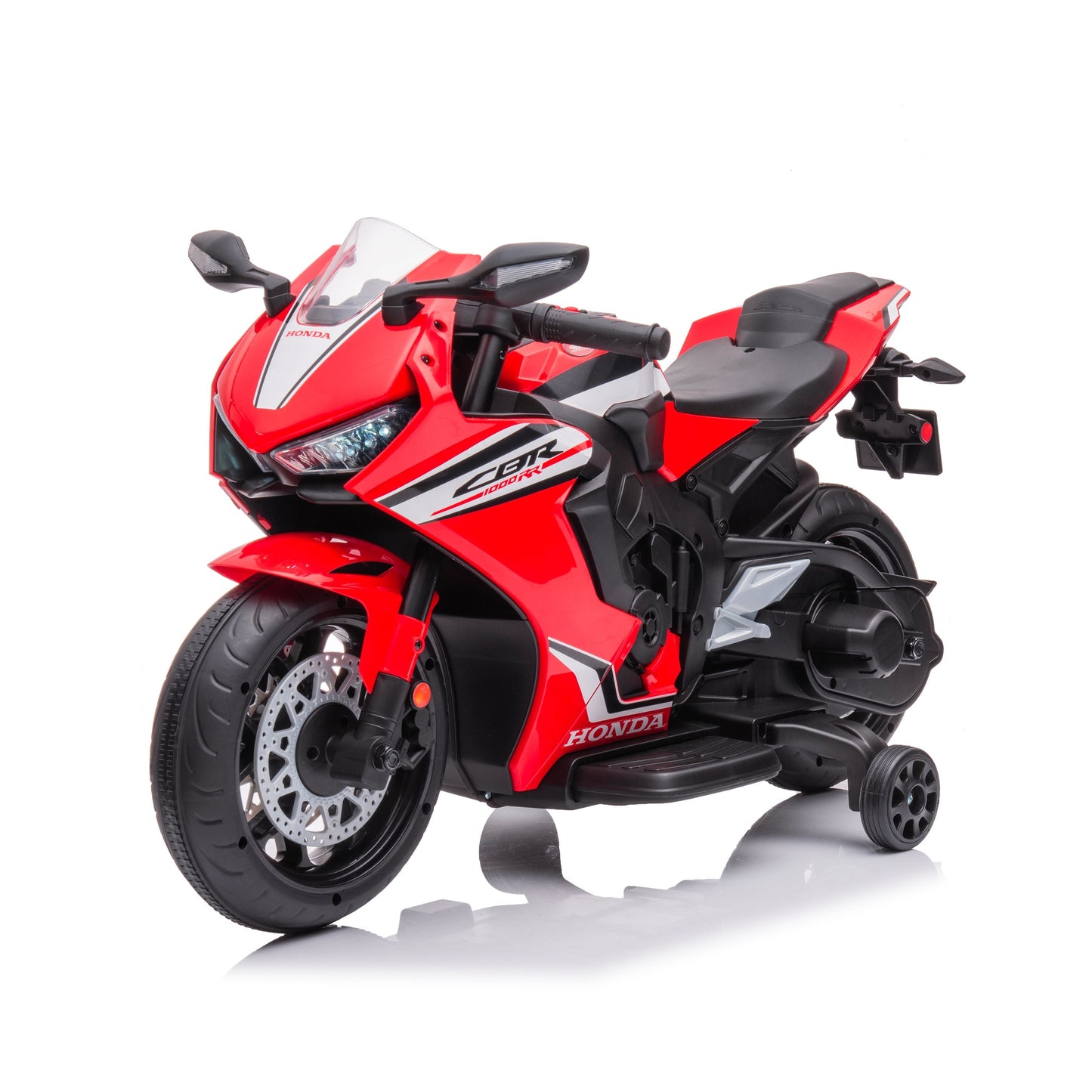 Moto Honda CBR 1000 RR Elettrica per Bambini 12V con Rotelle Rosso