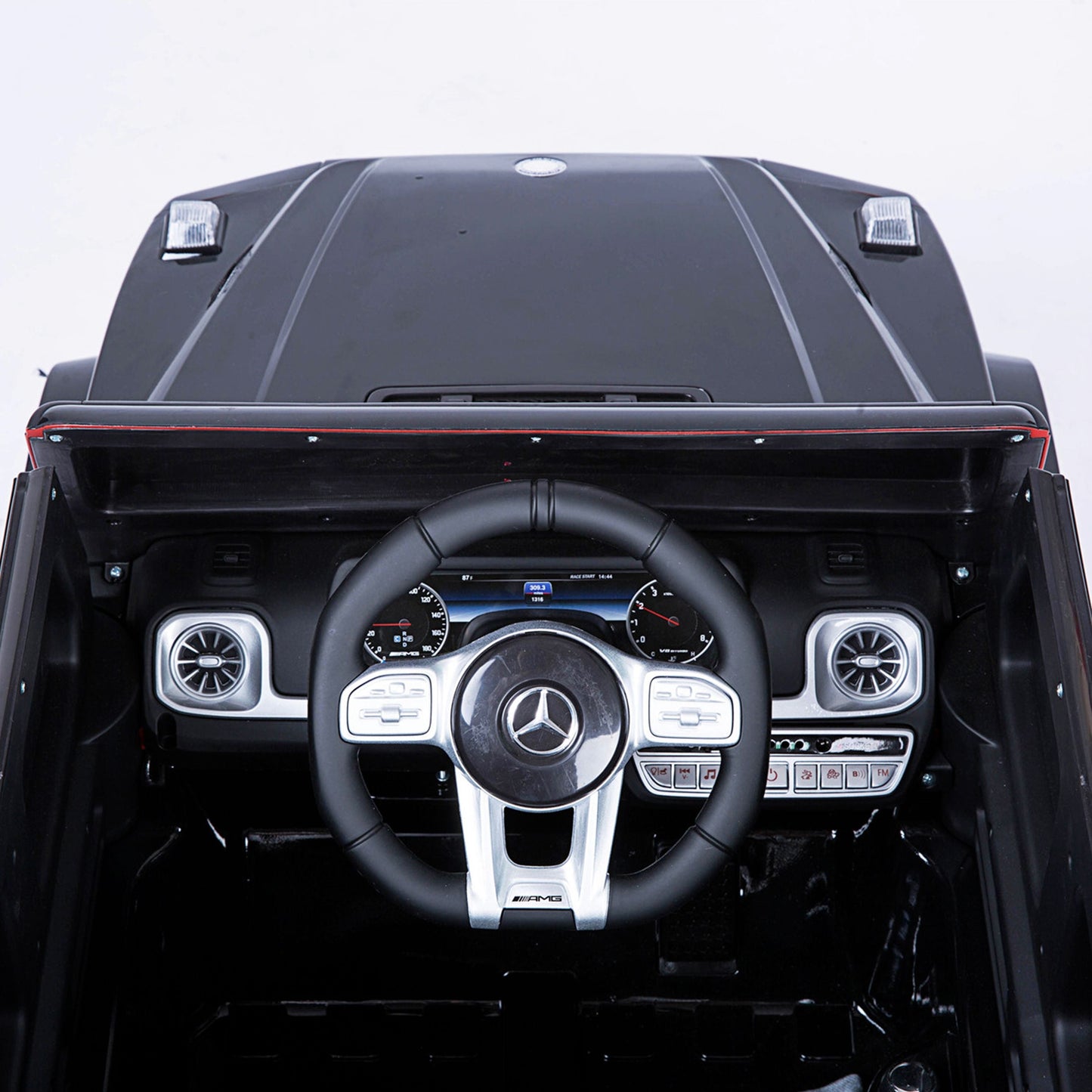 Mercedes G63 AMG Elettrica per Bambini 12V Fuoristrada Nero