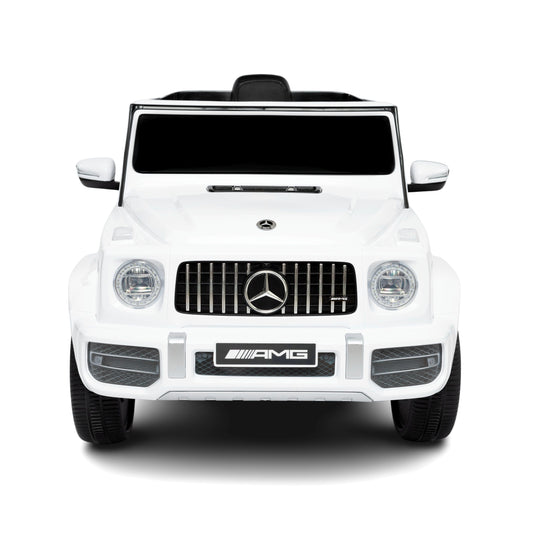 Mercedes G63 AMG Elettrica per Bambini 12V Fuoristrada Bianco