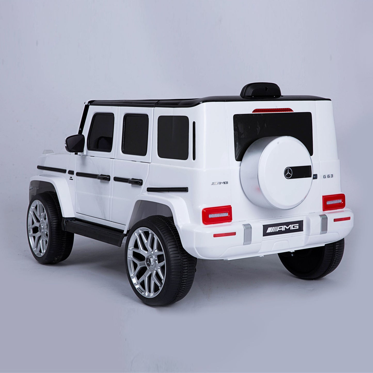 Mercedes G63 AMG Elettrica per Bambini 12V Fuoristrada Bianco