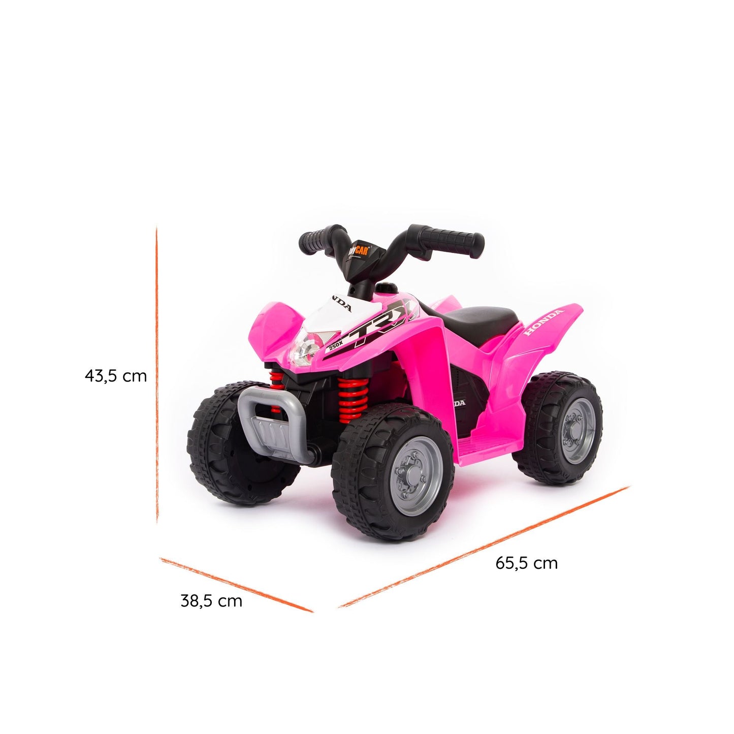 Mini Quad Elettrico per Bambini 6V Rosa