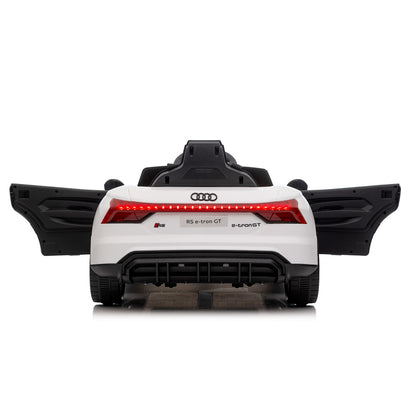 Audi RS e-tron GT Elettrica per Bambini 12V Bianco