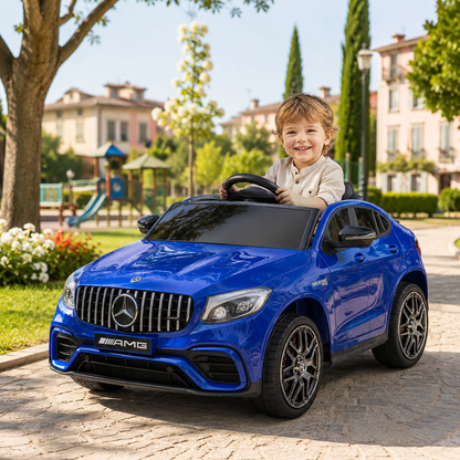 Mercedes GLC AMG Coupé Elettrica per Bambini 12V Blu