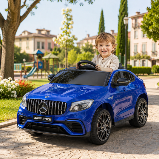 Mercedes GLC AMG Coupé Elettrica per Bambini 12V Blu