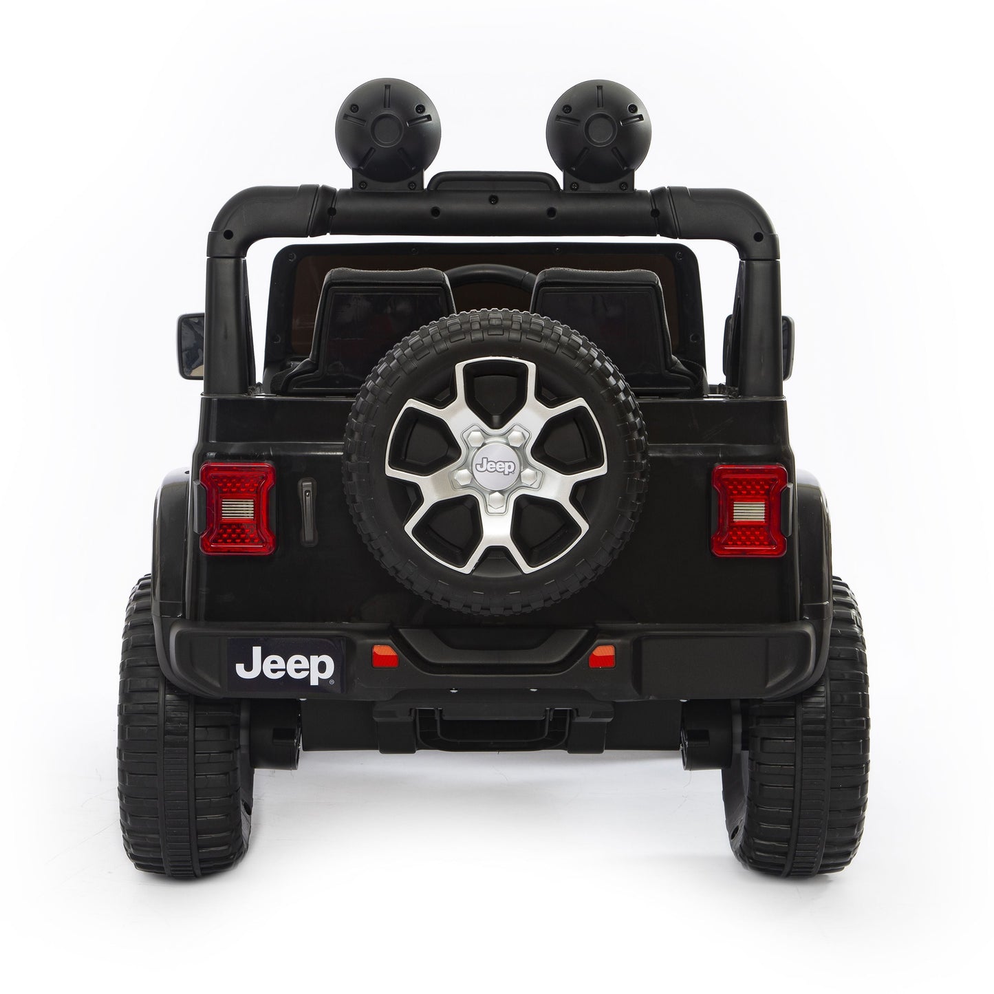 Jeep Wrangler Rubicon Elettrica per Bambini 12V 2 Posti Nero