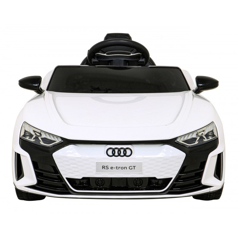 Auto Elettrica per Bambini Audi RS e-tron GT 12V con Telecomando Bianca