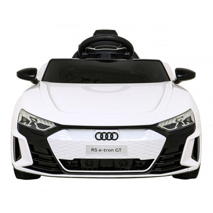 Auto Elettrica per Bambini Audi RS e-tron GT 12V con Telecomando Bianca