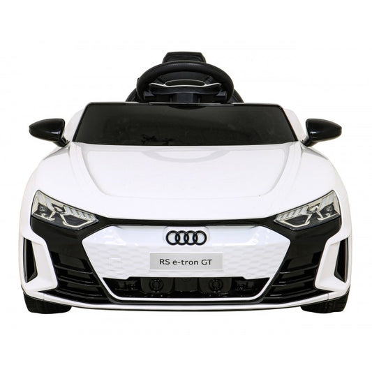 Auto Elettrica per Bambini Audi RS e-tron GT 12V con Telecomando Bianca