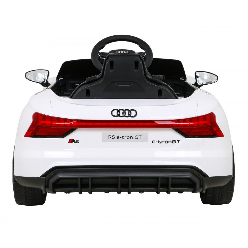 Auto Elettrica per Bambini Audi RS e-tron GT 12V con Telecomando Bianca