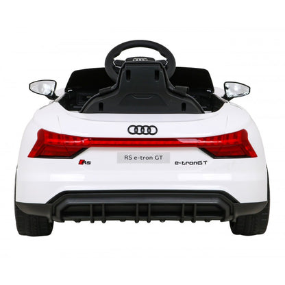 Auto Elettrica per Bambini Audi RS e-tron GT 12V con Telecomando Bianca