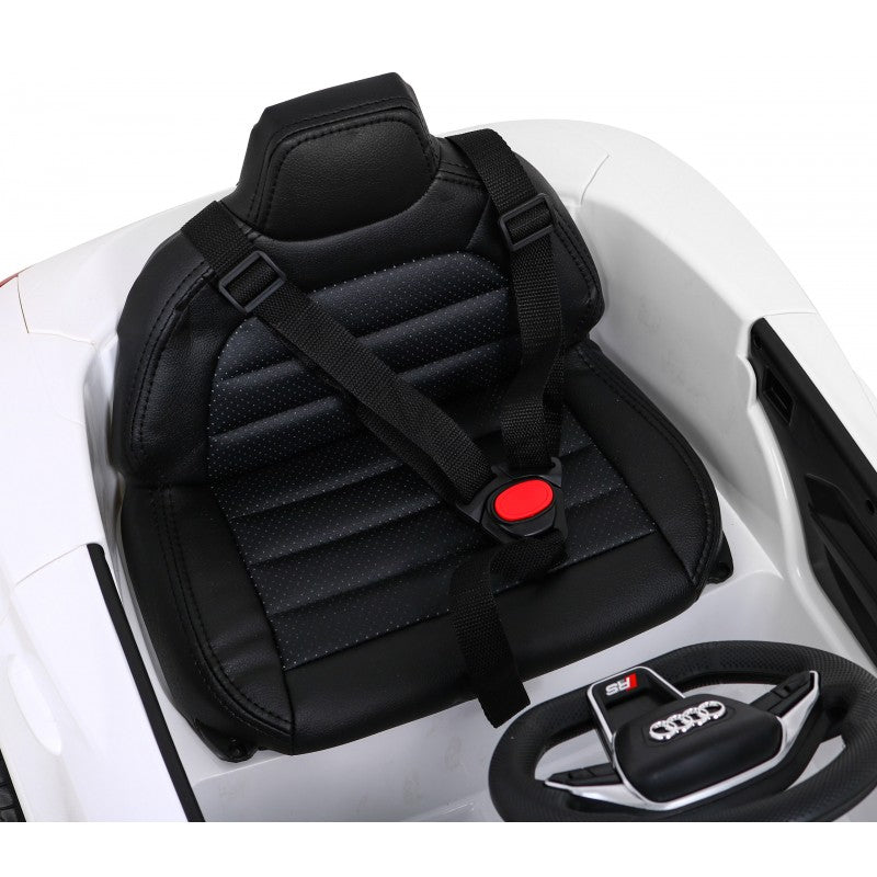Auto Elettrica per Bambini Audi RS e-tron GT 12V con Telecomando Bianca