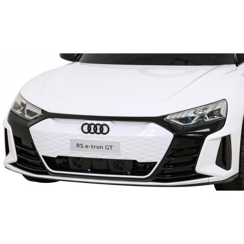 Auto Elettrica per Bambini Audi RS e-tron GT 12V con Telecomando Bianca