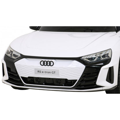 Auto Elettrica per Bambini Audi RS e-tron GT 12V con Telecomando Bianca