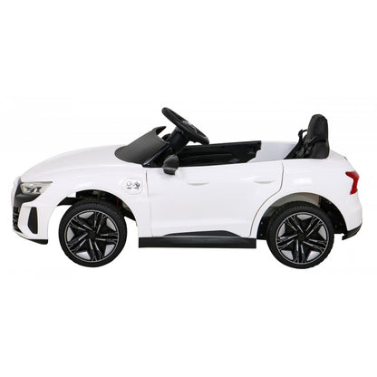 Auto Elettrica per Bambini Audi RS e-tron GT 12V con Telecomando Bianca