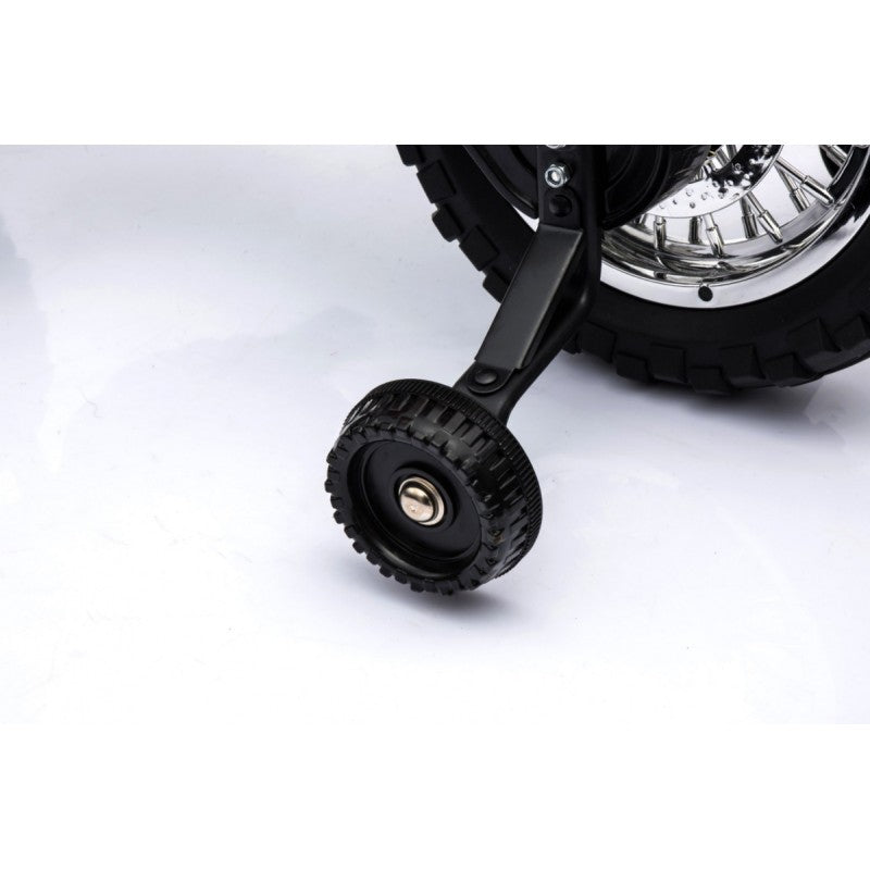 Moto Cross Elettrica per Bambini con Rotelle Rossa