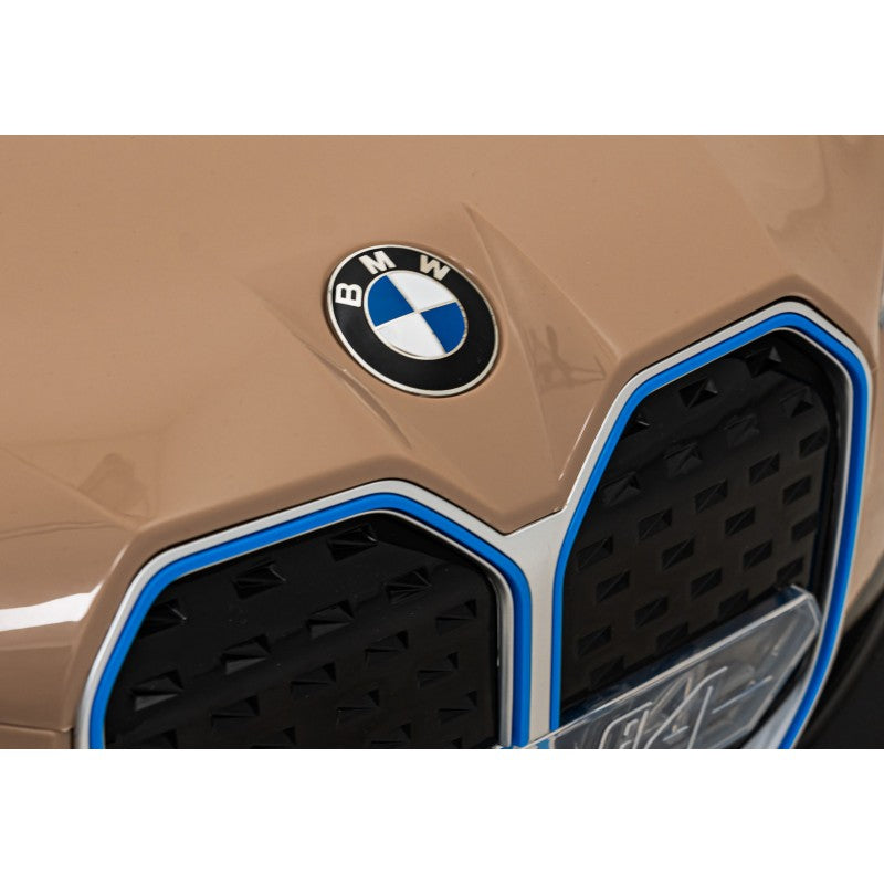 Auto Elettrica per Bambini BMW i4 12V con Telecomando Oro