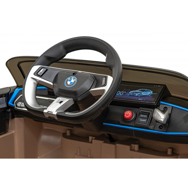 Auto Elettrica per Bambini BMW i4 12V con Telecomando Oro