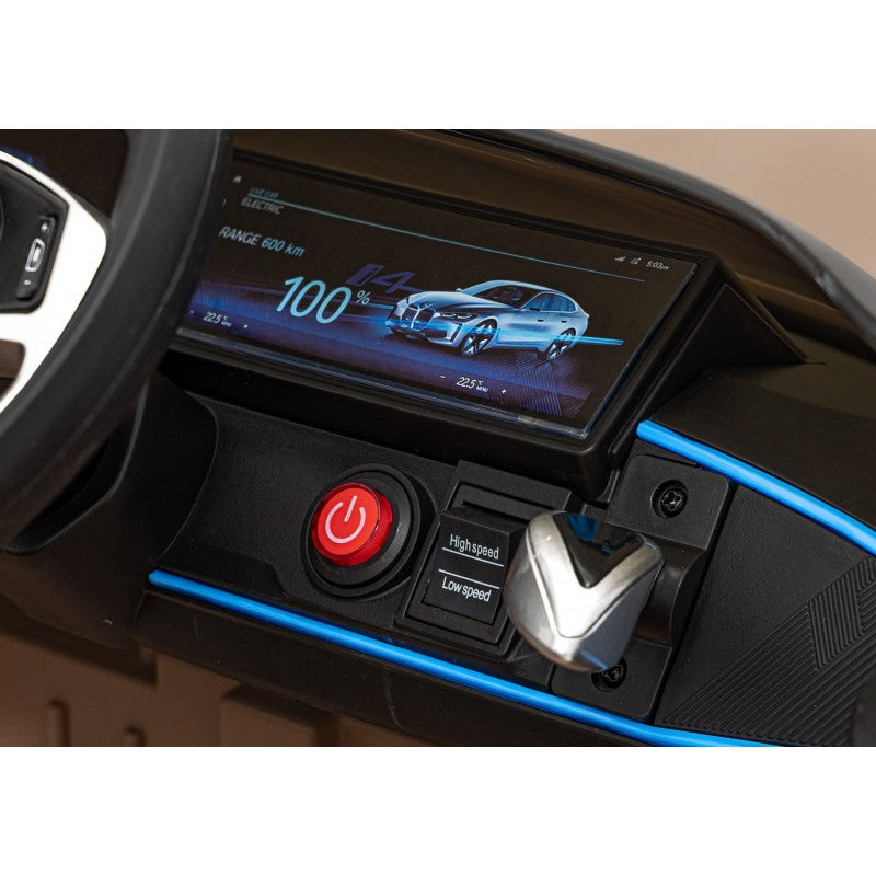 Auto Elettrica per Bambini BMW i4 12V con Telecomando Oro