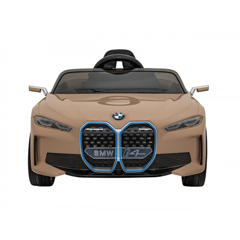Auto Elettrica per Bambini BMW i4 12V con Telecomando Oro