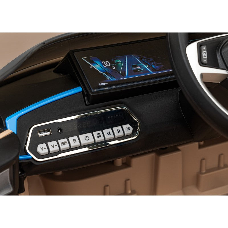 Auto Elettrica per Bambini BMW i4 12V con Telecomando Oro