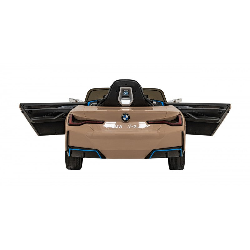 Auto Elettrica per Bambini BMW i4 12V con Telecomando Oro
