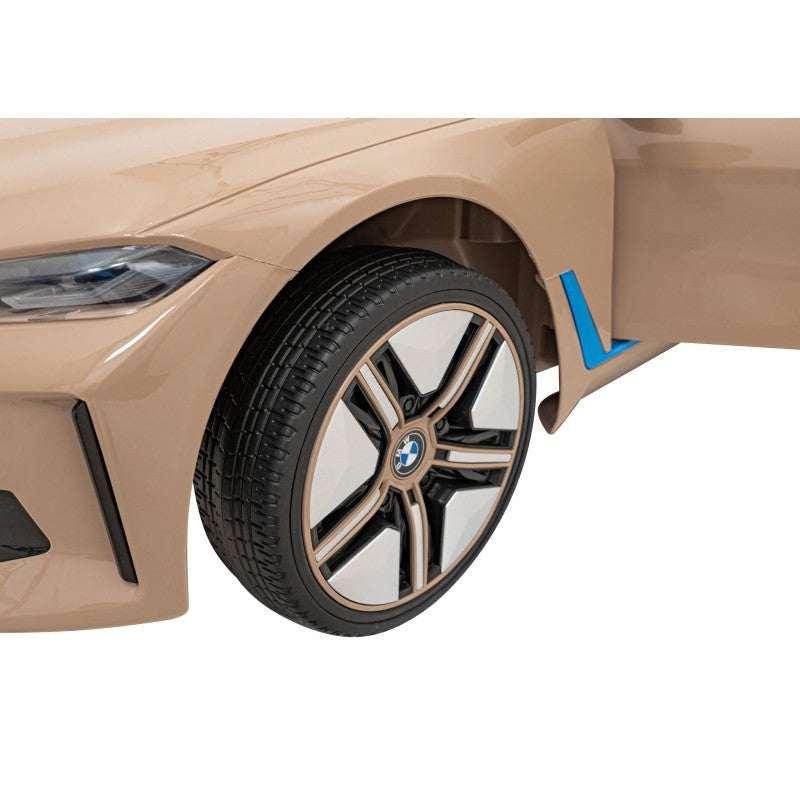 Auto Elettrica per Bambini BMW i4 12V con Telecomando Oro