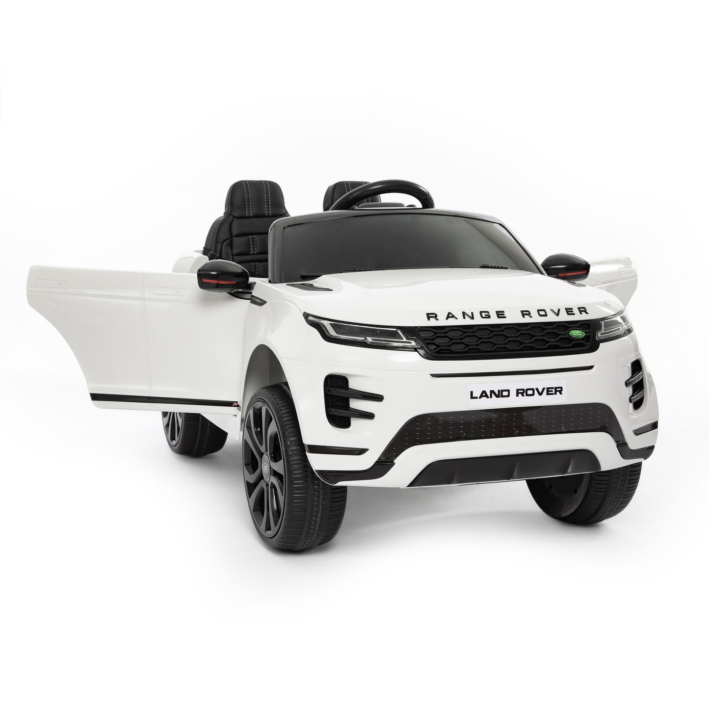 Range Rover Evoque Elettrica per Bambini 12V con Schermo Bianco