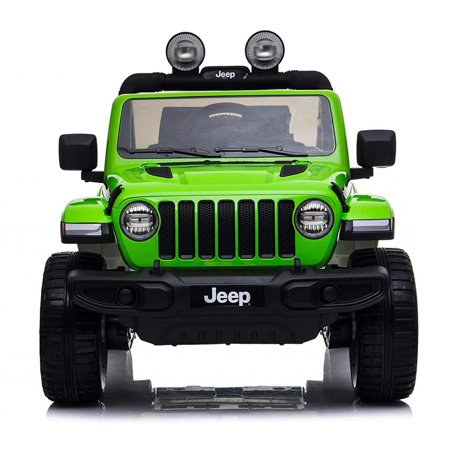 Jeep Wrangler Rubicon Elettrica per Bambini 12V 2 Posti Verde