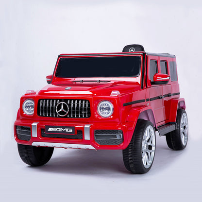 Mercedes G63 AMG Elettrica per Bambini 12V Fuoristrada Rosso
