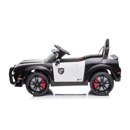 Auto della Polizia Dodge Elettrica per Bambini 12V Bianco