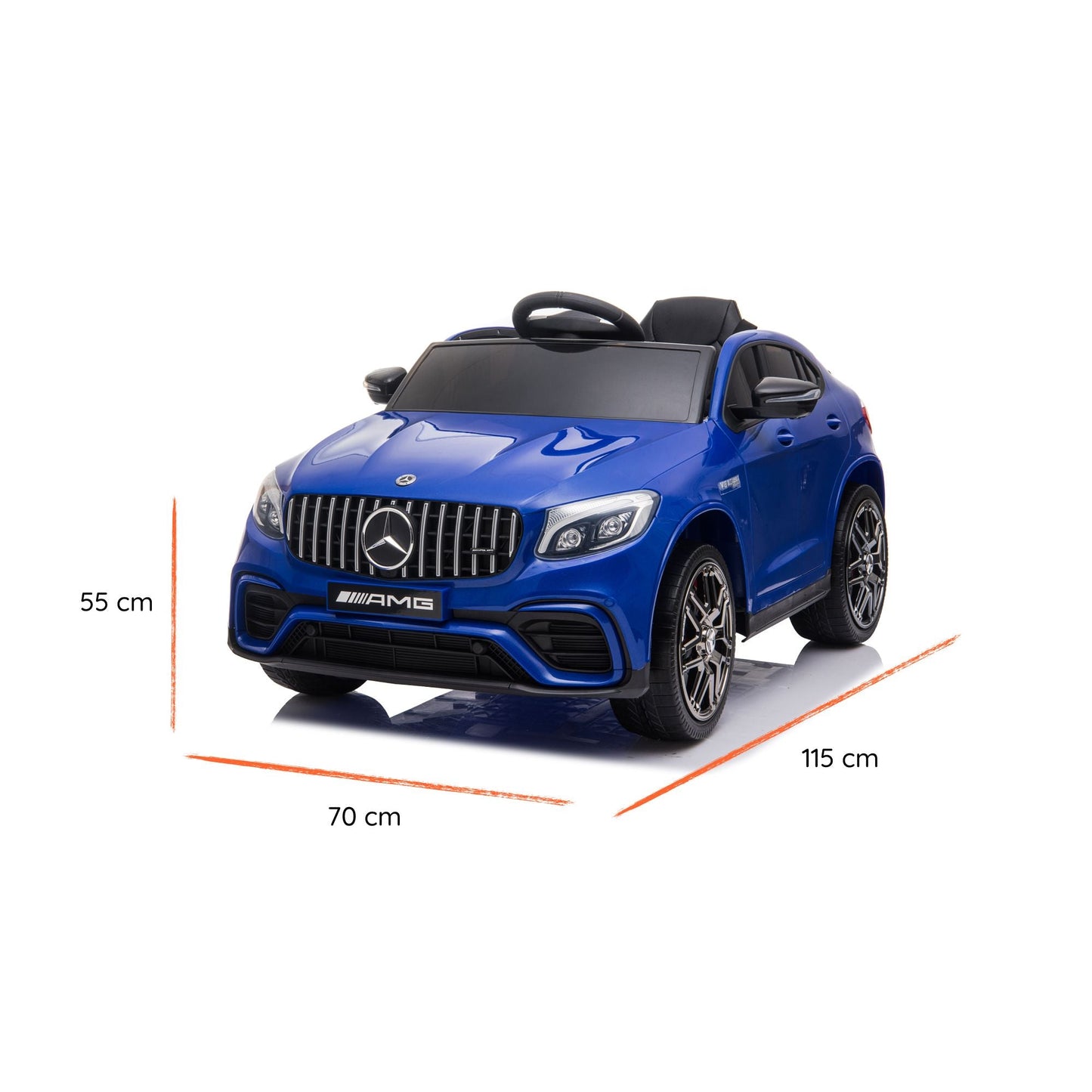 Mercedes GLC AMG Coupé Elettrica per Bambini 12V Blu